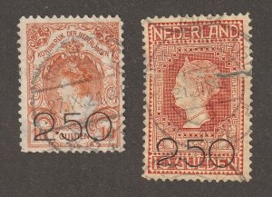 EDSROOM-17238 Netherlands 104-5 Used SON Cancel 1920 Complete Thins, Tears