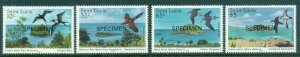 St Lucia 1985 Birds in Habitats SPECIMEN MUH