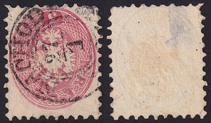 Austria - 1864 - Scott #24 - used - NACHOD pmk Czech Republic