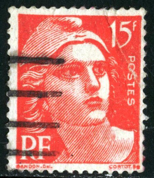 FRANCE #602, USED FAULT - 1949 - FRAN038