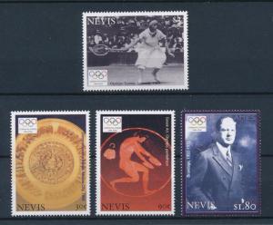 [54648] Nevis 2004 Olympic games Athens Tennis Pentathlon MNH