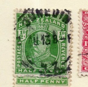 New Zealand 1909 Early Issue Fine Used 1/2d. NW-166084