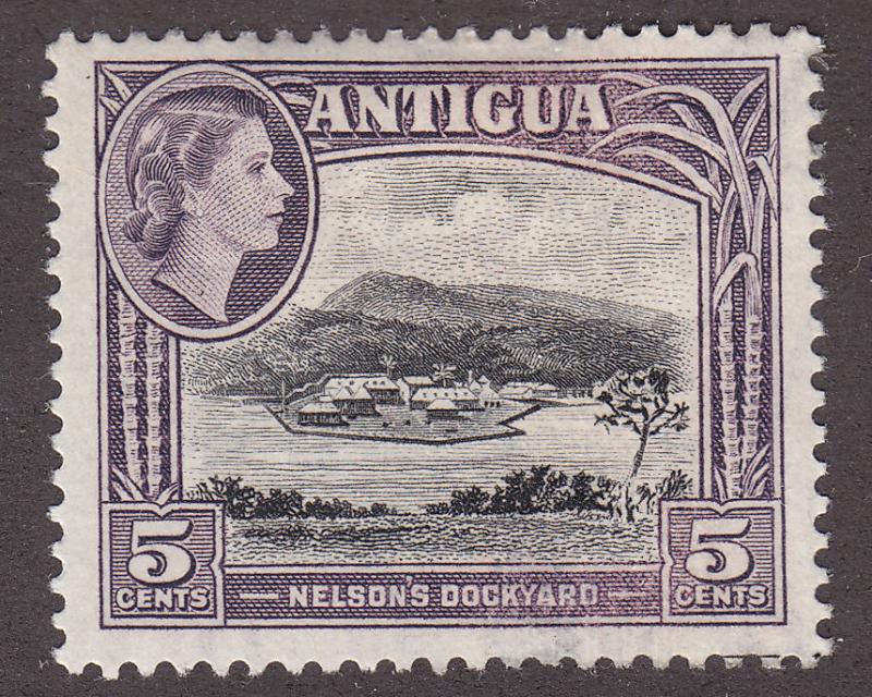 Antigua 112 Unused 1953 Nelson's Dockyard 5¢