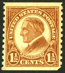 U.S. #598 MINT OG NH