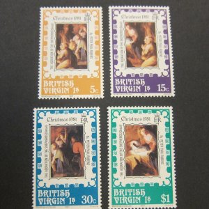 Br. Virgin Islands 1981 Sc 417-20 Christmas Religion set MNH