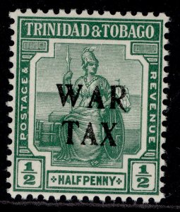 TRINIDAD & TOBAGO GV SG177, ½d green, NH MINT.