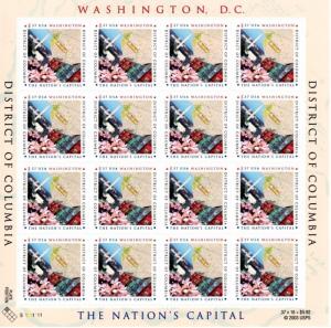 2003 37c District of Columbia, The Nation's Capital Scott 3813 Mint Sheet of 16