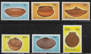 Fiji Scott #'s 585 - 590 MH