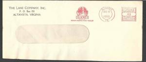 DATED 1955 COVER ALTAVISTA VA THE LANE CO CEDAR CHESTS FINE TABLES NO BACK FLAP