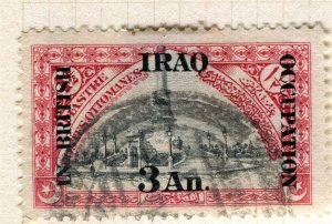 IRAQ; 1918-20 early BRITISH OCCUPATION surcharged issue used 3a. value