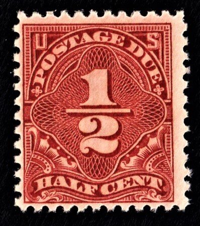 US J68 MNH VF 1/2 Cent Postage Due Perforated 11