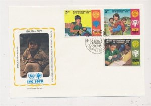 D348355 International Year of the Child 1979 IYC FDC Bhutan