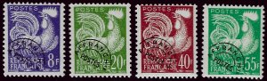 France SC#952-955 MNH VF SCV$42.20...Iconic!