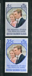 Solomon Islands #259-60 MNH