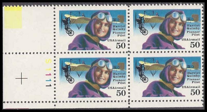 C128 MNH Plate Block