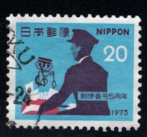 JAPAN Scott 1144 Used,   1975  year stamp