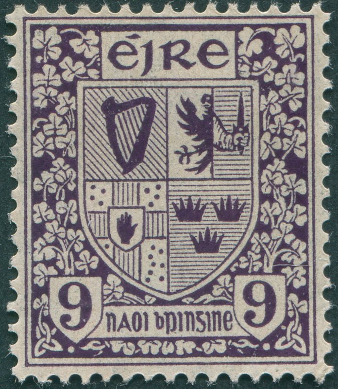 Ireland 1923 9d deep violet SG80 unused