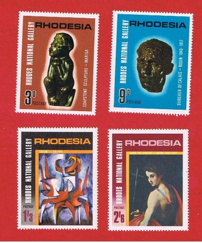Rhodesia #250-253  MNH OG  Rhodes Gallery  Free S/H 