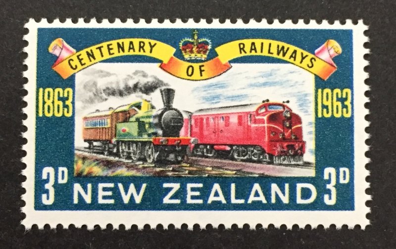 New Zealand 1963 #362, Express Train, MNH.