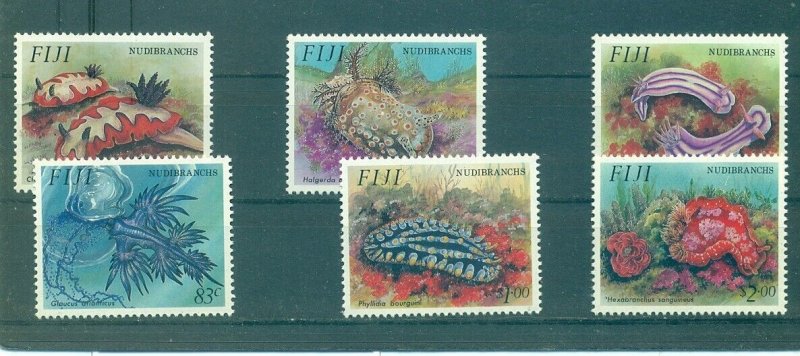 Fiji - Sc# 692-7. 1993 Nudibranchs,   Marine Life. MNH $13.55.