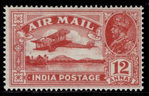 INDIA GV SG225, 12a rose-red, M MINT. Cat £25.