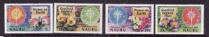 Nauru.-Sc#206-9- id9-Unused NH set-Christmas-Stars & Flowers-1979-