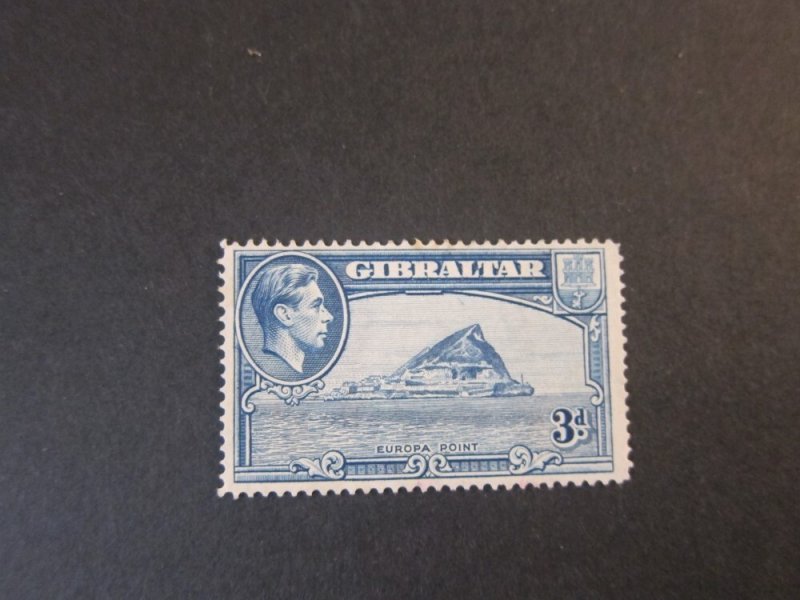 Gibraltar 1942 KGVI Sc 111a Perf 14 MH