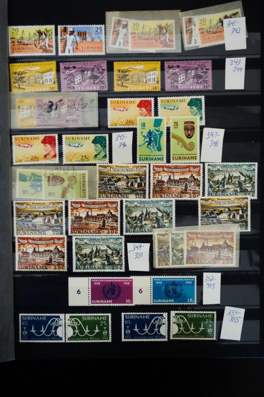 Suriname 1800's to 1980's Stamp Collection