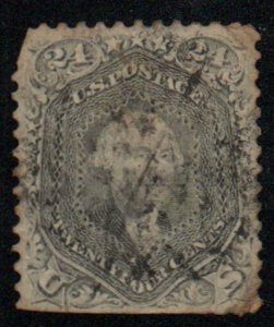 USA #78a VF, light cancels, toning, nice! Retail $425