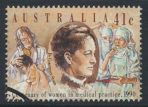 Australia SG 1232  SC# 1165 Women in Medicine  1990   see detail / scan