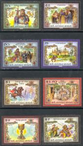 ST VINCENT 1986 KING ARTHUR Set Sc 979-979G MNH