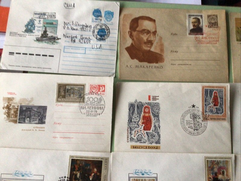 Russian Vintage Covers 16 Items Ref A1237 