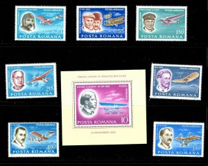 Romania  (1978)  - Scott # C223 - C230,  