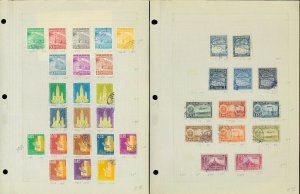 Venezuela 1882-1960 M & U (mostly) Hinged on Homemade pages