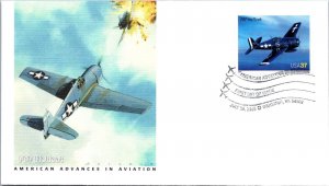 FDC 2005 SC #3916-3925 Fleetwood, F6F Hellcat - Oshkosh WO - Single - J2883