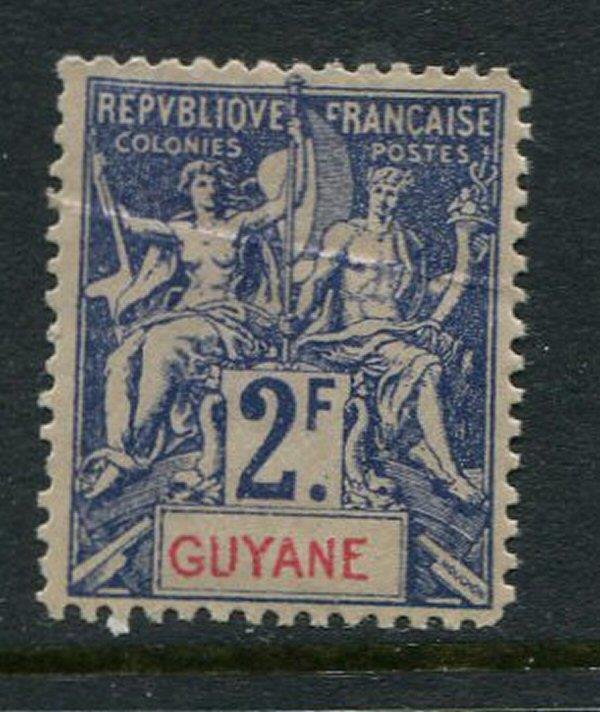 French Guiana #50 Mint