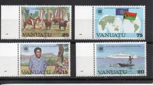Vanuatu 349-352 MNH