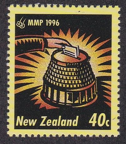 New Zealand # 1384, Beehive Ballot Box,  NH