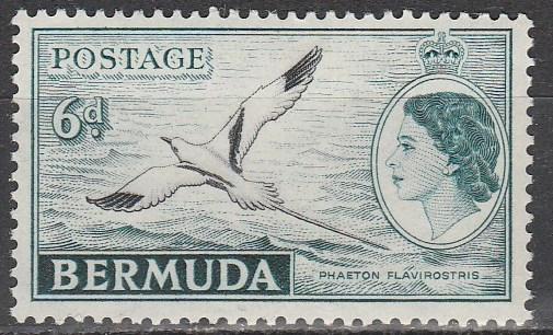 Bermuda #152 F-VF Unused CV $5.00  (S2335)