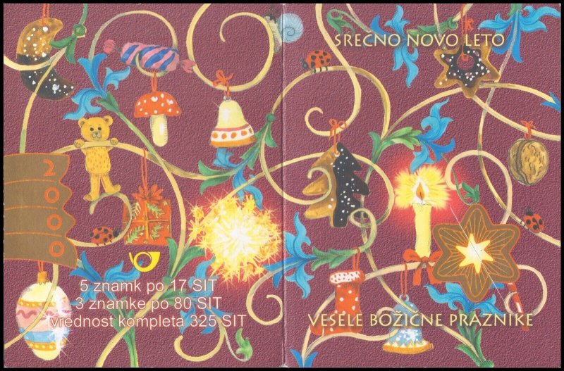 Slovenia 1999 Sc 367a Millenium Fireworks CV $5.50