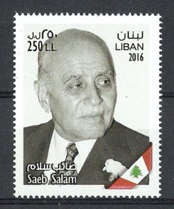 LEBANON - LIBAN MNH SC# 763 SAEB SALAM