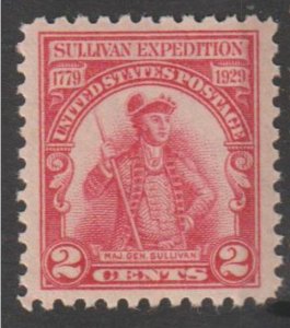 U.S. Scott #657 Sullivan Expedition Stamp - Mint NH Single
