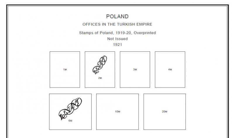 PRINTED POLAND 1860-2010 + 2011-2020 STAMP ALBUM PAGES (699 pages)