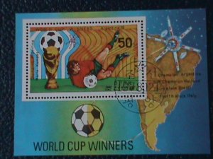 ​KOREA-1978-ARGENTINA'78-WORLD CUP WINNERS-CTO S/S VF WE SHIP TO WORLDWIDE