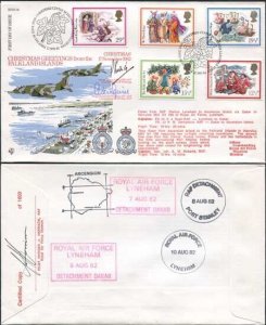 RFDC16 Christmas 17 November 1982 Signed by P.T Squire and A. King (A)