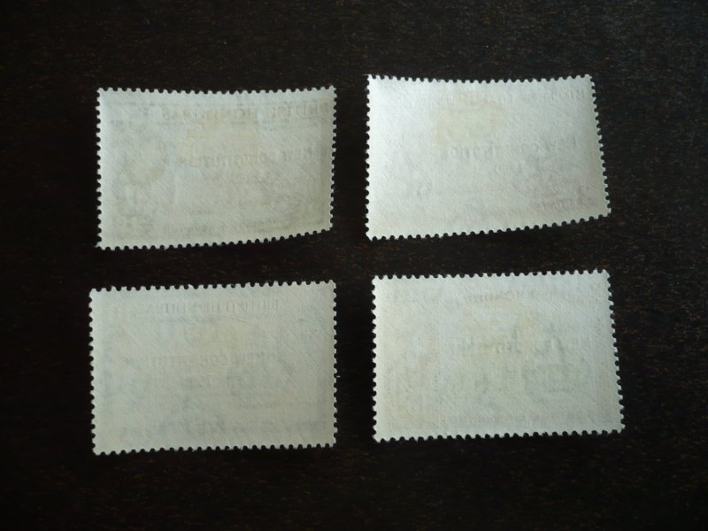 Stamps - British Honduras - Scott# 159-162 - Mint Never Hinged Set of 4 Stamps