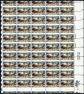 1551, Mint NH 13¢ Misperfed Freaky Sheet of 50 Error Stamps - Stuart Katz