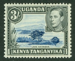 SG 147a KUT 1938. 3/- deep violet & black. Fine unmounted mint CAT £85