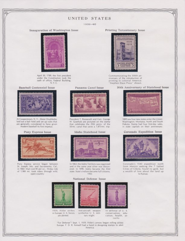 Americas Postage Stamps