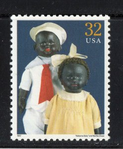 3151a * ALABAMA BABY & MARTHA CHASE ~ AMERICAN DOLLS  *  U.S. Postage Stamp MNH